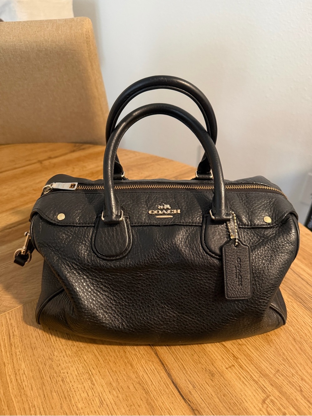 Coach Leather Satchel Y2K
